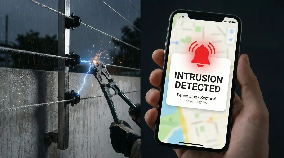 Mobile intrusion alert on smartphone